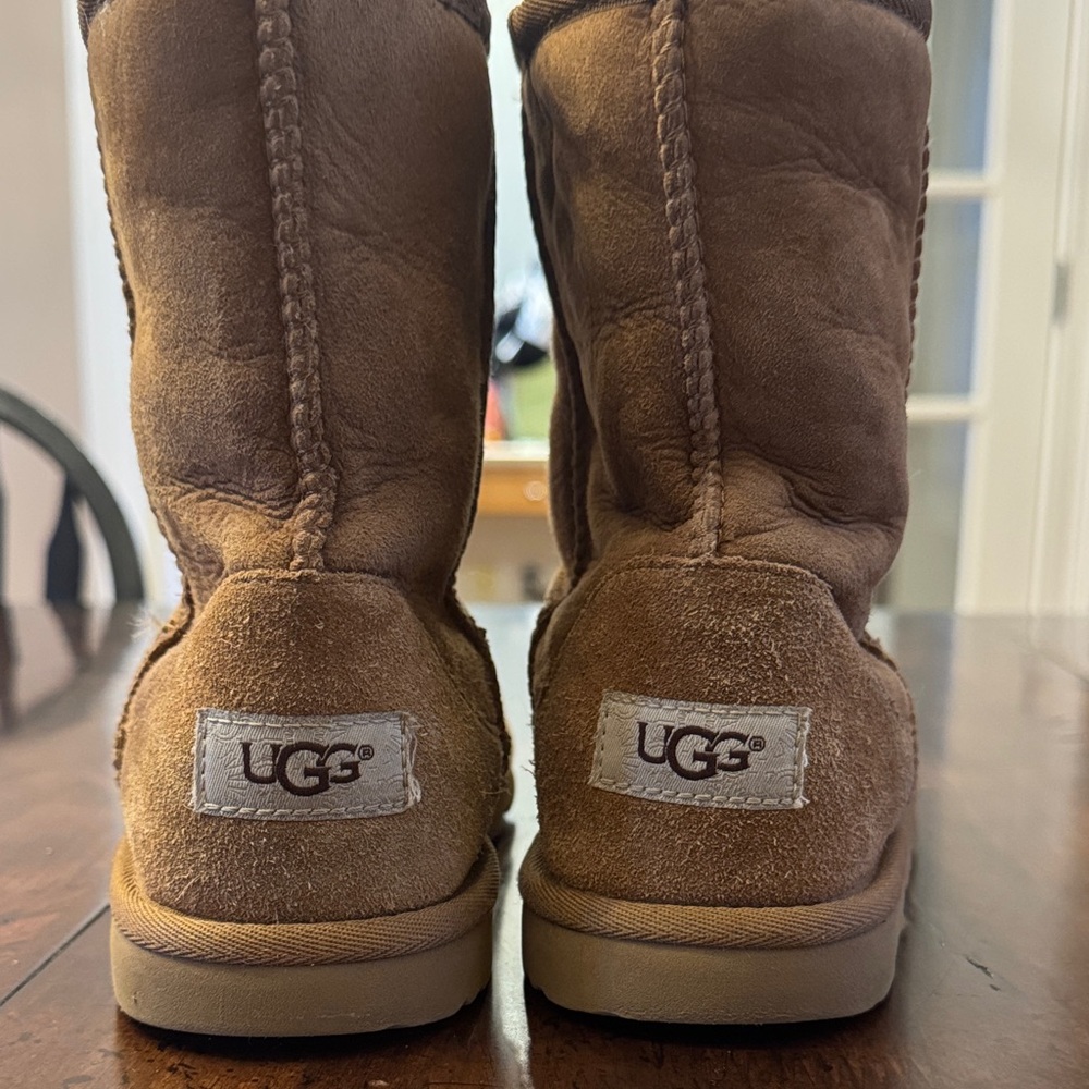 UGG Kids Tan Suede Boots